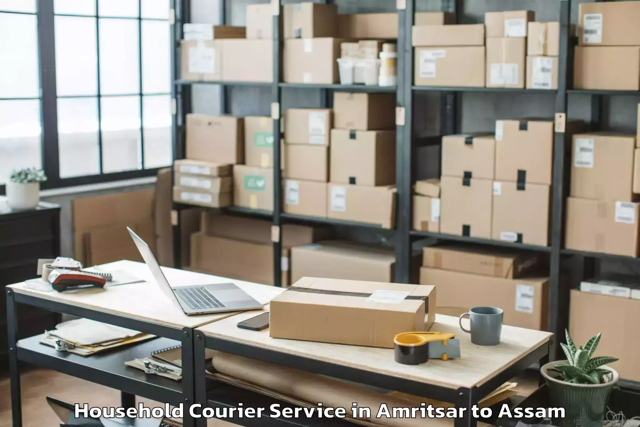 Hassle-Free Amritsar to Chaboti Household Courier